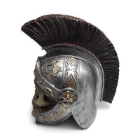 Schedel met centurion helm