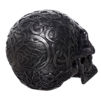 Keltische schedel zwart