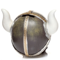 Viking schedel spaarpot